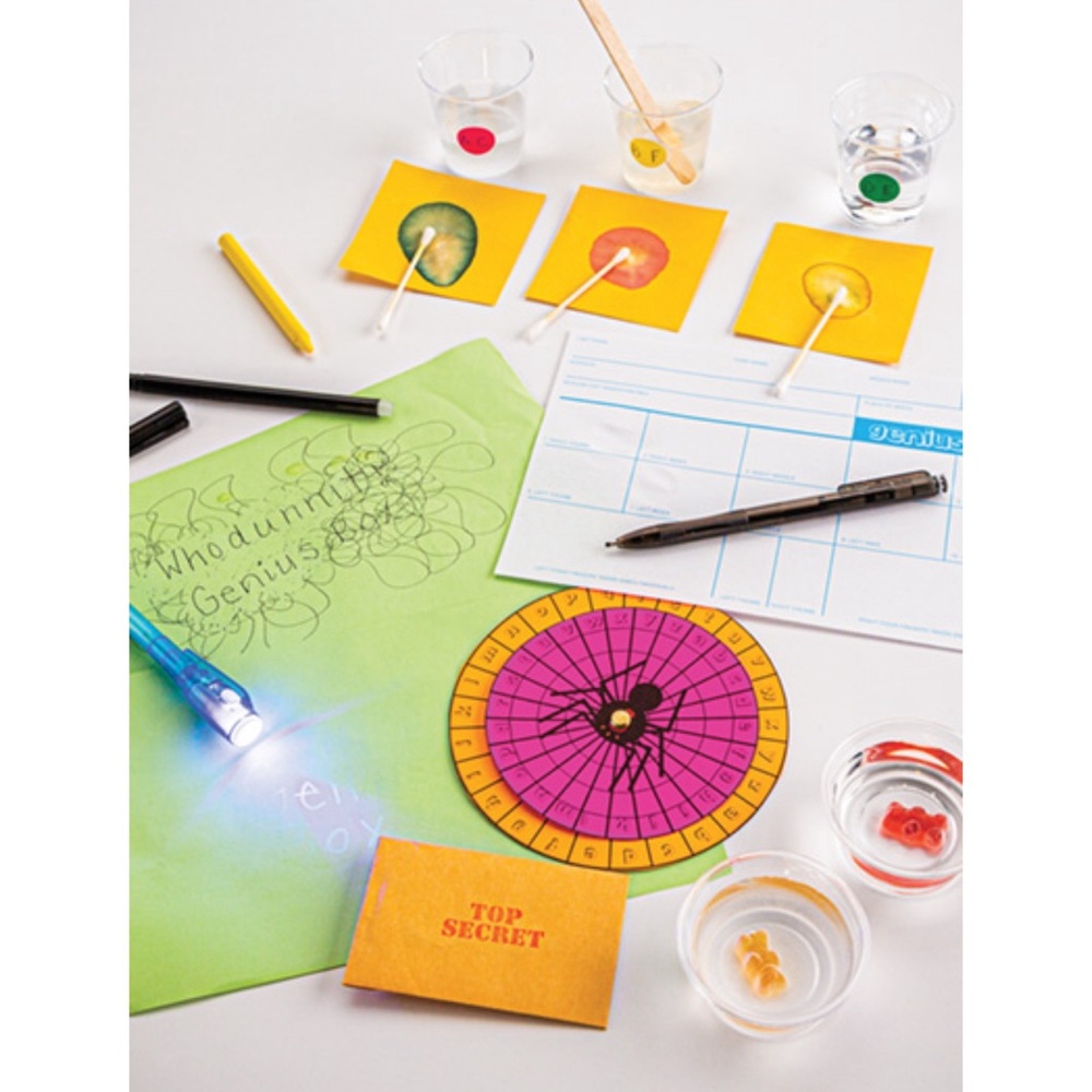 Genius Box Whodunnit Fingerprint Artwork Kids STEM Kit